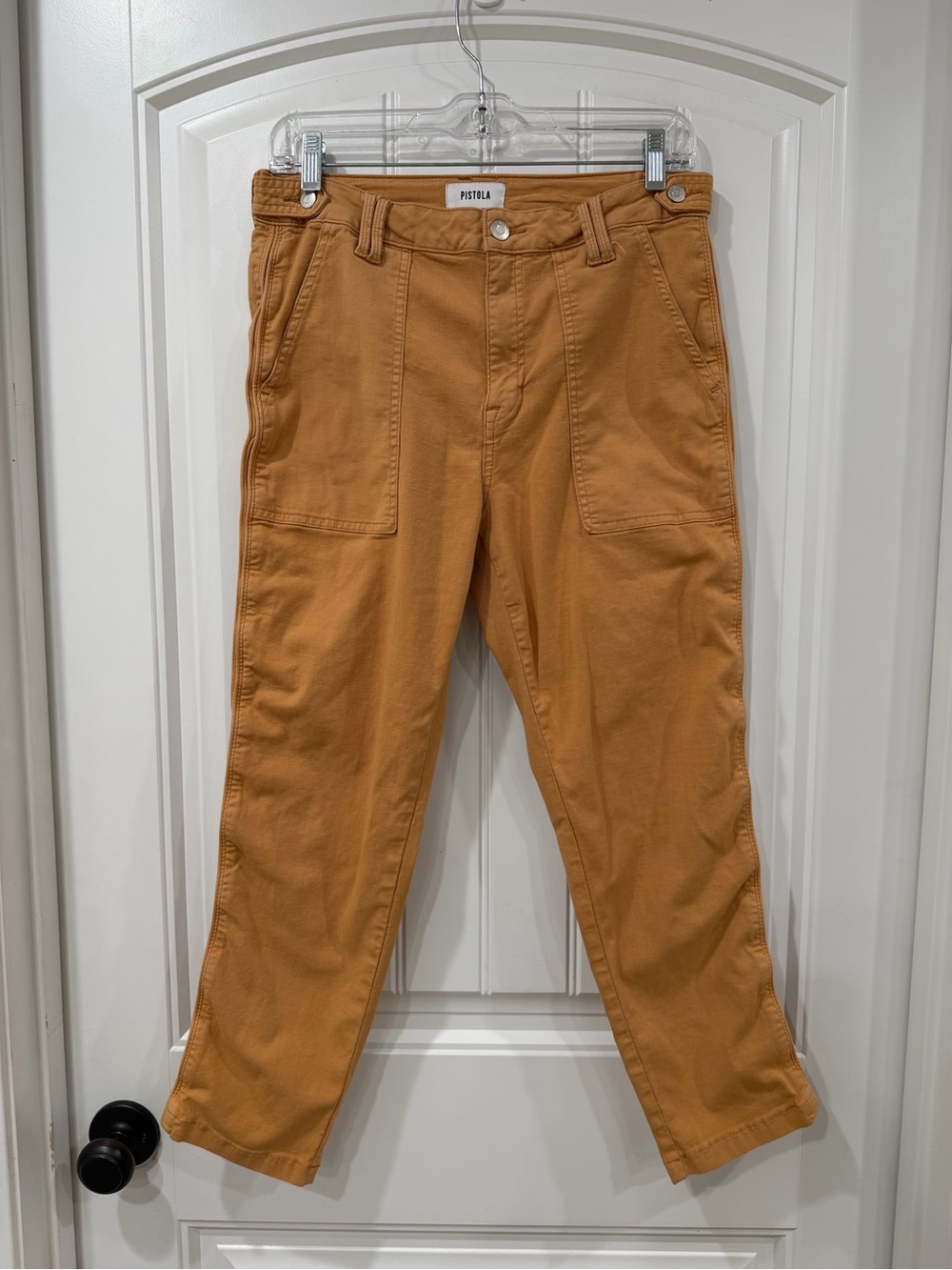 EUC pistola Cropped Utility Pants in Camel